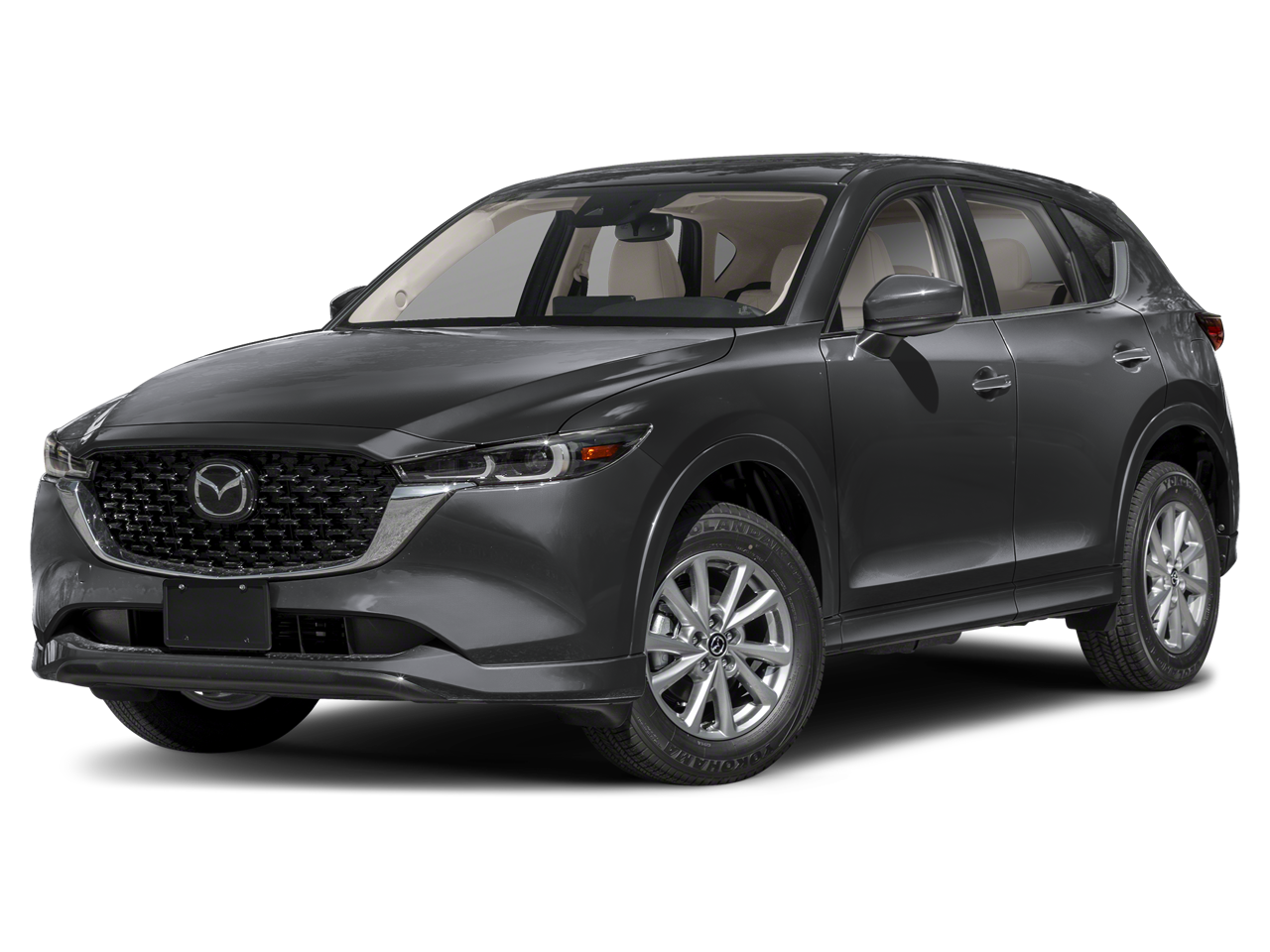 2024 Mazda Mazda CX-5 2.5 S Preferred Package in Machine Gray Metallic — front three-quarter view