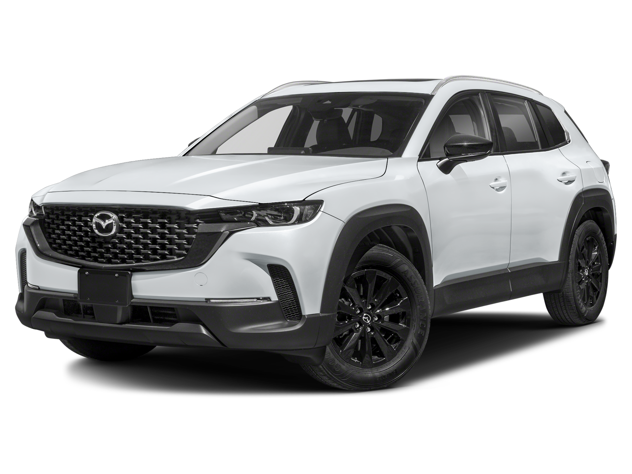 2024 Mazda Mazda CX-50 2.5 S Premium Package in Wind Chill Pearl — front three-quarter view