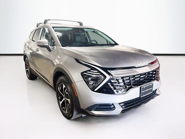 2024 Kia Sportage EX in Steel Gray — front three-quarter view